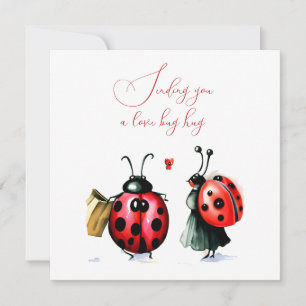 Ladybug Valentine's Day Card