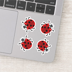 Ladybug Vinyl Stickers