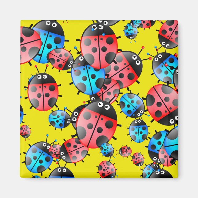 Ladybug Wallpaper Magnet (Front)