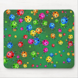Ladybug Wallpaper Mouse Mat