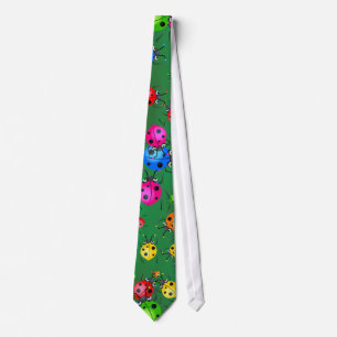 Ladybug Wallpaper Tie