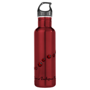 Ladybug Water Bottle Ladybug / Ladybird Art Bottle