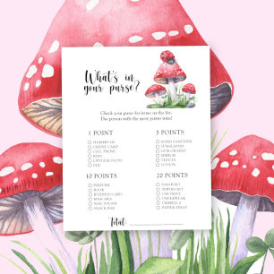 ladybug - Whats in your purse baby shower game