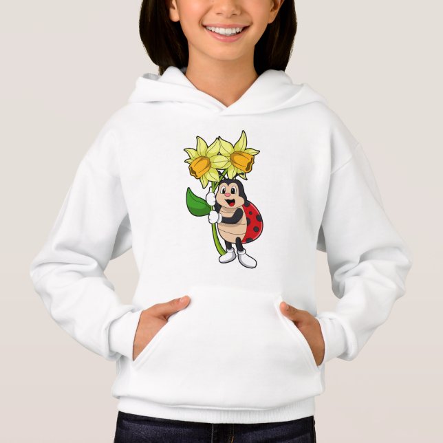 Ladybug with Flower Daffodil (Front)