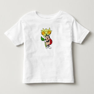 Ladybug with Flower Daffodil Toddler T-Shirt