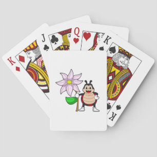 Ladybug with Flower.PNG Playing Cards