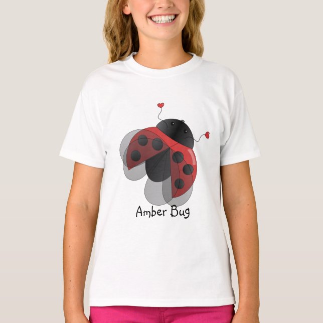 Ladybug with Open Wings T-Shirt (Front)