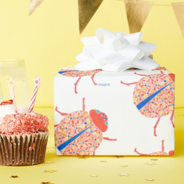 Ladybug Wrapping Paper (Birthday Party)