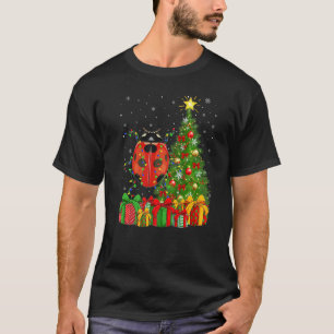 Ladybug Xmas Holiday Santa Ladybug Christmas Tree T-Shirt