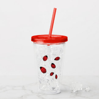Ladybugs Acrylic Tumbler