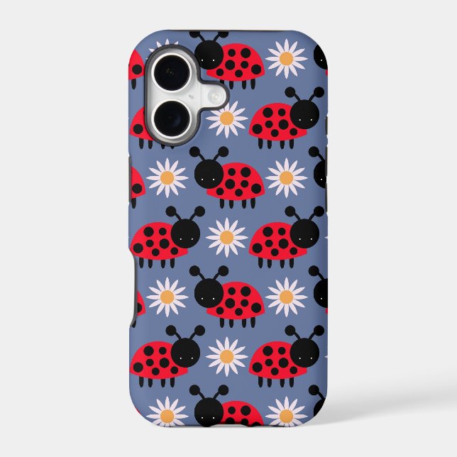 Ladybugs and Daisies Pattern (Back)