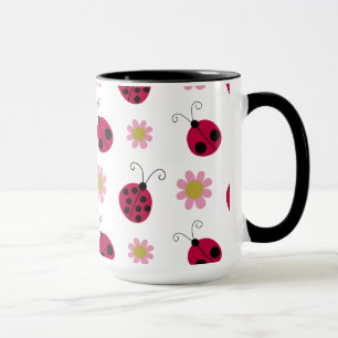 Ladybugs and Flowers Mug