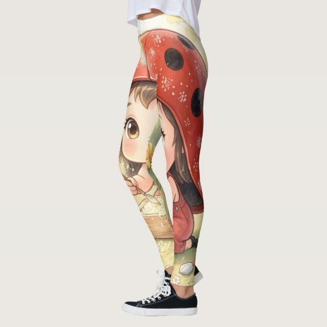 Ladybugs and the Hidden Nectar Kingdom.3 Leggings (Left)