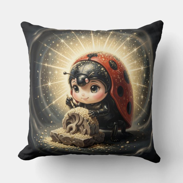 Ladybugs and the Hidden Nectar Kingdom.4 Cushion (Front)
