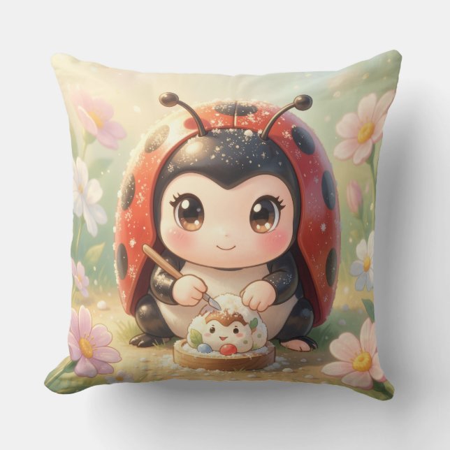 Ladybugs and the Hidden Nectar Kingdom.8 Cushion (Front)