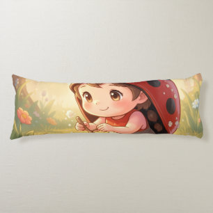 Ladybugs and the Hidden Nectar Kingdom Body Cushion