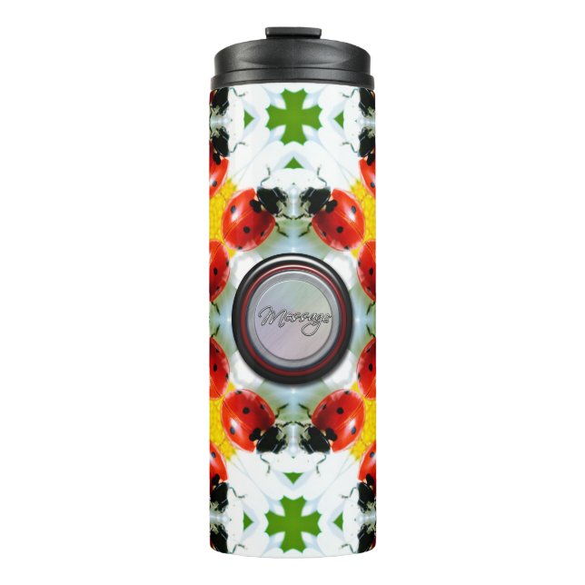 Ladybugs Art 1 Image Options Thermal Tumblers (Front)