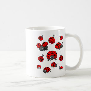 Ladybugs Art For Boy Girl Kid Toddler Insect Ladyb Coffee Mug