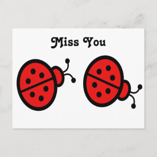 Ladybugs Art Postcard