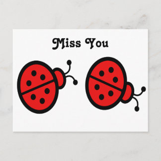 Ladybugs Art Postcard
