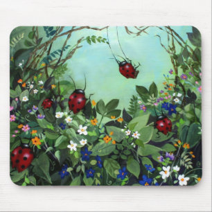 Ladybugs At Play Mousepad