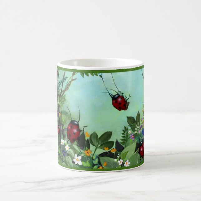 Ladybugs At Play Mug (Center)