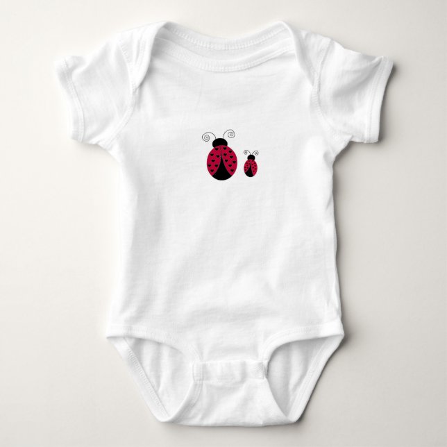 Ladybugs Baby Bodysuit (Front)