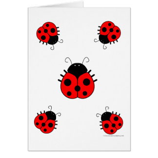 Ladybugs Blank Card