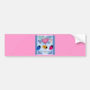 LADYBUGS BUMPER STICKER