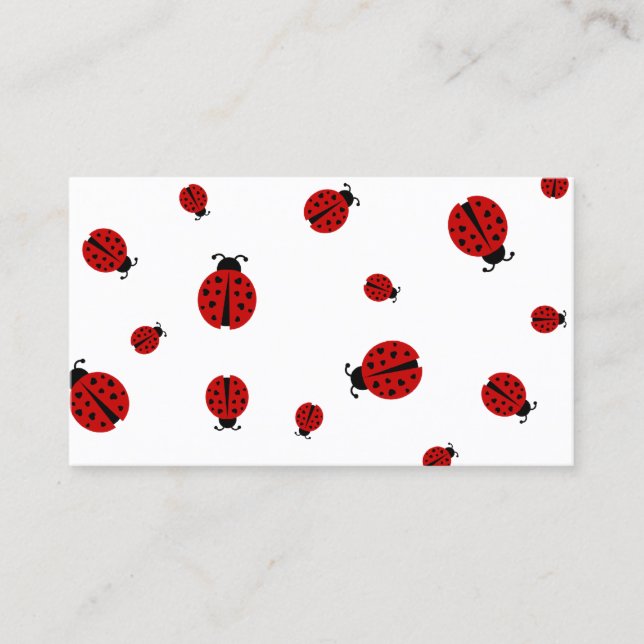 ladybugs business card (Front)