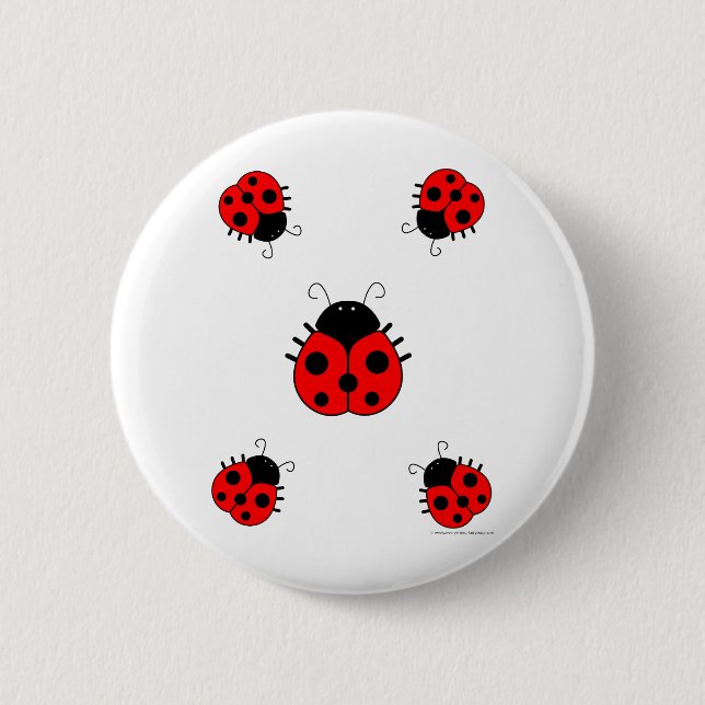 Ladybugs Button (Front)