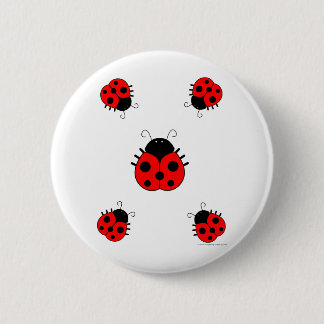 Ladybugs Button