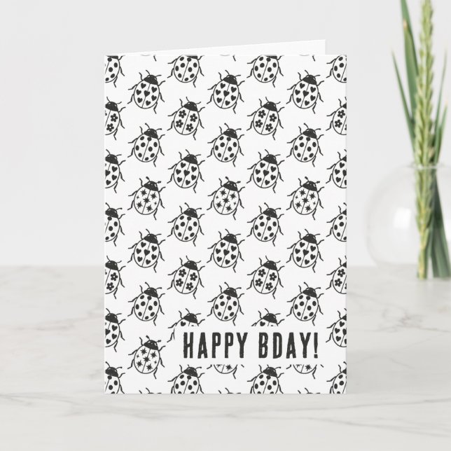 Ladybugs Card (Front)