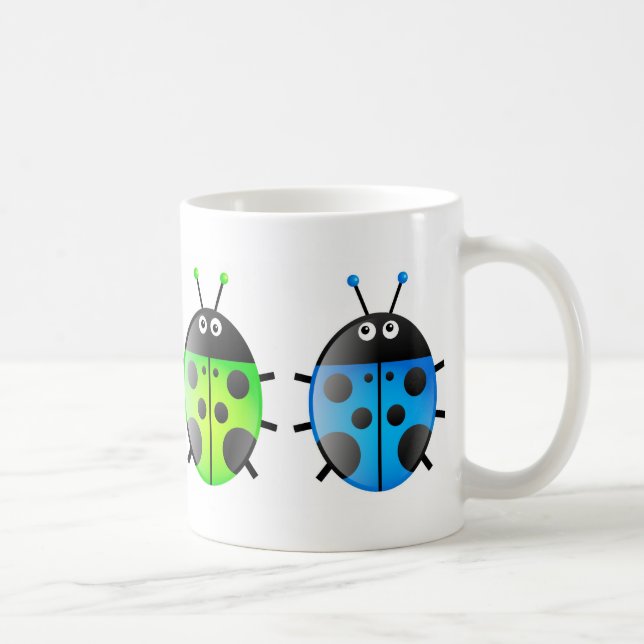Ladybugs Coffee Mug (Right)