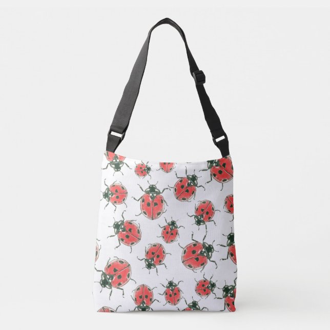 Ladybugs Crossbody Bag (Front)