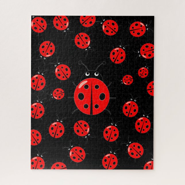 Ladybugs Cute Puzzle (Vertical)