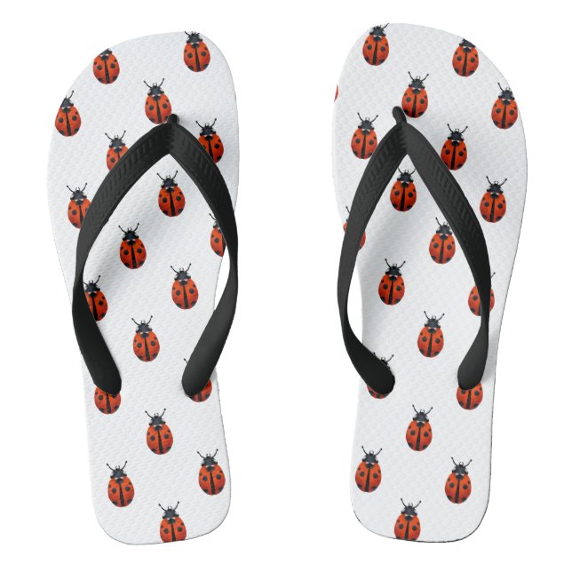 Ladybugs Flip Flops (Footbed)