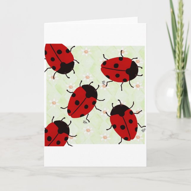 LADYBUGS HOLIDAY CARD (Front)