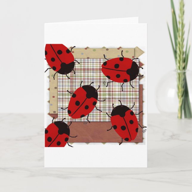 LADYBUGS HOLIDAY CARD (Front)