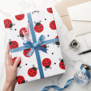Ladybugs Insects Wrapping Paper
