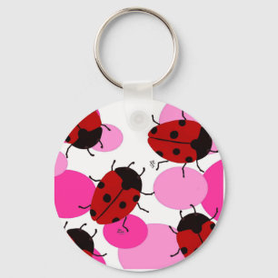 LADYBUGS KEY RING
