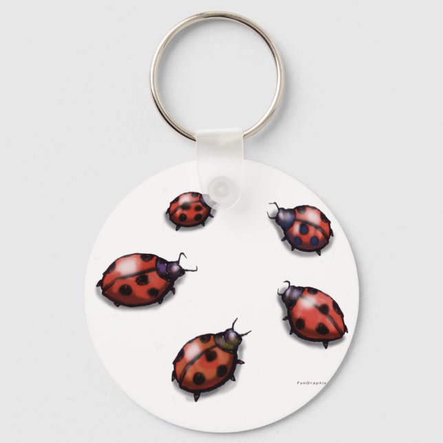 Ladybugs Key Ring (Front)