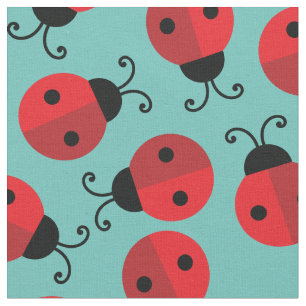 Ladybugs Kids Cute Bugs Baby Nursery Fabric