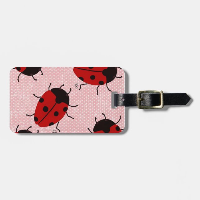 LADYBUGS LUGGAGE TAG (Front Horizontal)