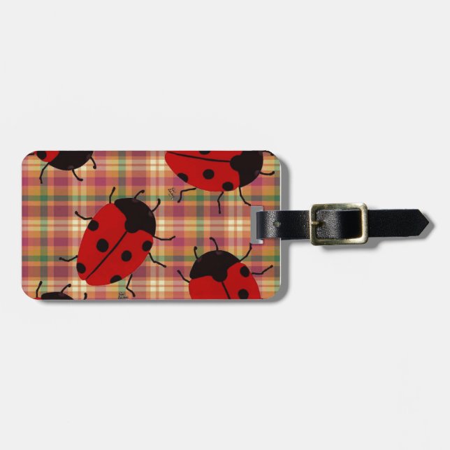 LADYBUGS LUGGAGE TAG (Front Horizontal)