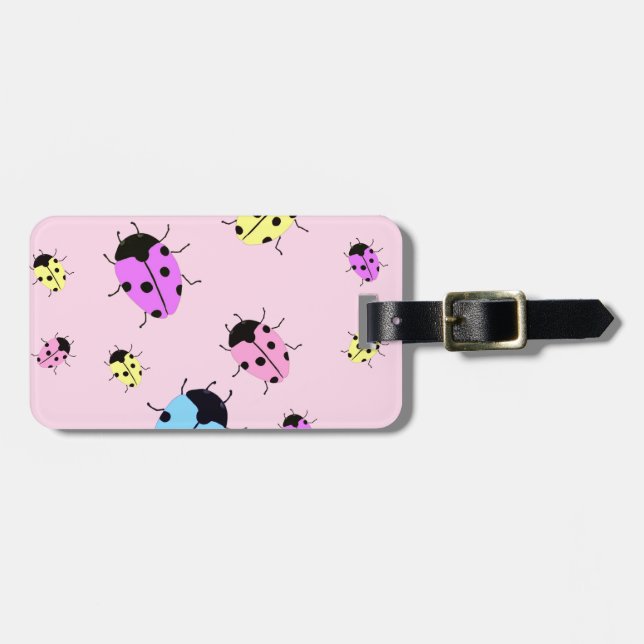 LADYBUGS LUGGAGE TAG (Front Horizontal)
