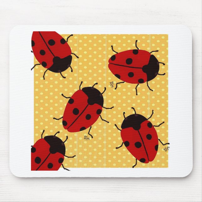 LADYBUGS MOUSE MAT (Front)