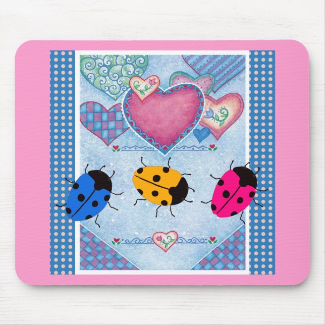 LADYBUGS MOUSE MAT (Front)