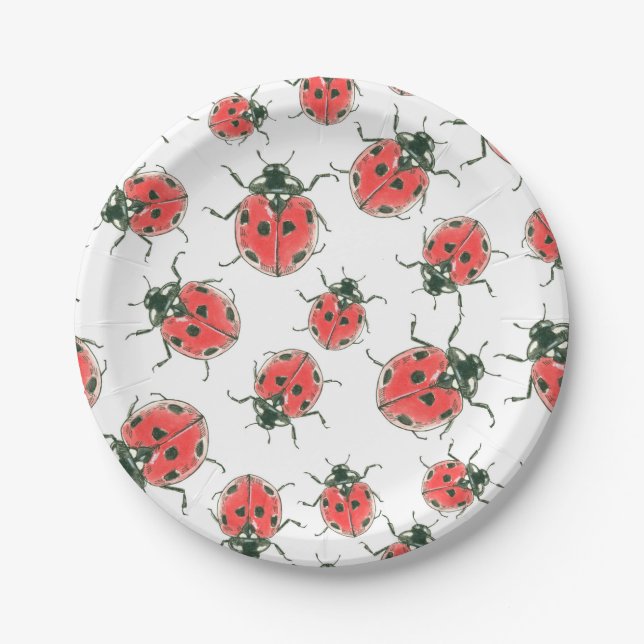 Ladybugs Paper Plate (Front)