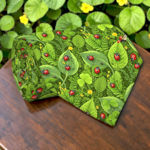 Ladybugs Pattern Custom Necktie